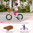 14 Inch Kids Bike Retro Bicycle with Adjustable Height and Basket for Ages 3-5 Years Old- by LJGDeals