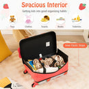 20 Inch Kids Rolling Luggage Foldable Hardshell Carry-on Suitcase on Wheels by LJGDeals