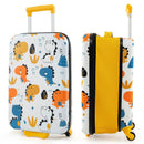20 Inch Kids Rolling Luggage Foldable Hardshell Carry-on Suitcase on Wheels by LJGDeals