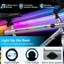 20 Inch LED-lit Cycling Bike with 2 Speakers and Ambient Lights for Men and Women by LJGDeals