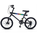 20 Inch Commuter Bicycle LED-lit with 6-Speed Shimano Twist Shifting and Stereo Speakers by LJGDeals