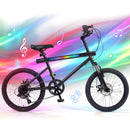 20 Inch Commuter Bicycle LED-lit with 6-Speed Shimano Twist Shifting and Stereo Speakers by LJGDeals
