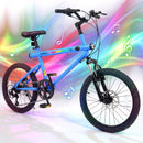 20 Inch Commuter Bicycle LED-lit with 6-Speed Shimano Twist Shifting and Stereo Speakers by LJGDeals