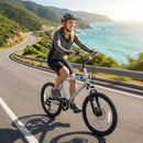 20 Inch Commuter Bicycle LED-lit with 6-Speed Shimano Twist Shifting and Stereo Speakers by DirectDeals
