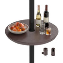 20 Inch Outdoor Adjustable Umbrella Table for 2 Sizes Patio Umbrella Pole by LJGDeals