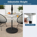 20 Inch Outdoor Adjustable Umbrella Table for 2 Sizes Patio Umbrella Pole by LJGDeals