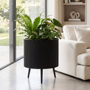 20-Inch Raised Metal Planter with Stand and Drainage Holes by LJGDeals