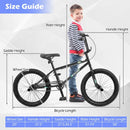 20 Inch BMX Trick Bike with 360° Steering for Kids & Teens by LJGDeals