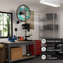 20 Inch Wall Mount Fan with 3 Fan Speeds and Adjustable Tilt Head-Black by LJGDeals