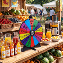 20 Inches 14 Slots Spin Wheel with Blackboard Marker for Prizes by LJGDeals