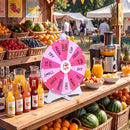 20 Inches 14 Slots Spin Wheel with Blackboard Marker for Prizes by LJGDeals