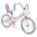 18 Inch Girls Bike Kids Bicycle with Doll Seat and Streamers for Children 4 by LJGDeals