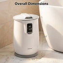 20 L Large Blanket Towel Warmer for Bathroom with 3 Heat Levels-White by LJGDeals