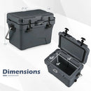 20 Quart Portable Hard Cooler with Built-in Ruler and Bottle by LJGDeals