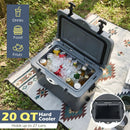 20 Quart Portable Hard Cooler with Built-in Ruler and Bottle by LJGDeals