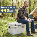 20 Quart Portable Hard Cooler with Built-in Ruler and Bottle by LJGDeals