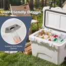 20 Quart Portable Hard Cooler with Built-in Ruler and Bottle by LJGDeals