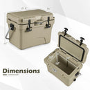 20 Quart Portable Hard Cooler with Built-in Ruler and Bottle by LJGDeals