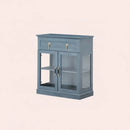 Modern Glass Door Cabinet – 3 Styles | Adjustable Shelves | Compact Storage Cupboard by 2Dropme