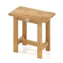 20 inch Teak Shower Bench Waterproof Shower Stool for Shaving Legs by DirectDeals
