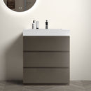 Alice - Bathroom Vanity With Sink, Large Storage Freestanding Bathroom Vanity For Modern Bathroom, One-Piece Sink Basin Without Drain And Faucet by HouseOfZazla