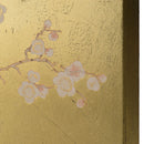 Cherry Blossom Wall Art Panels, Wall Decor For Living Room Dining Room Office Bedroom (Set of 2) - Gold by HouseOfZazla