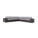 Rattan Sectional Sofa Set With Cushions by HouseOfZazla