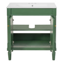 Bathroom Vanity Cabinet With Sink, Soft Close Doors, Storage Cabinet