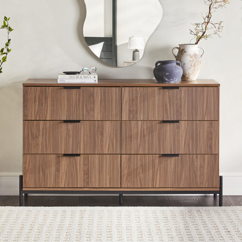 Paris Modern Scandinavian Reeded Dresser