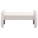 Joshua - Upholstered Accent Bench - Ivory