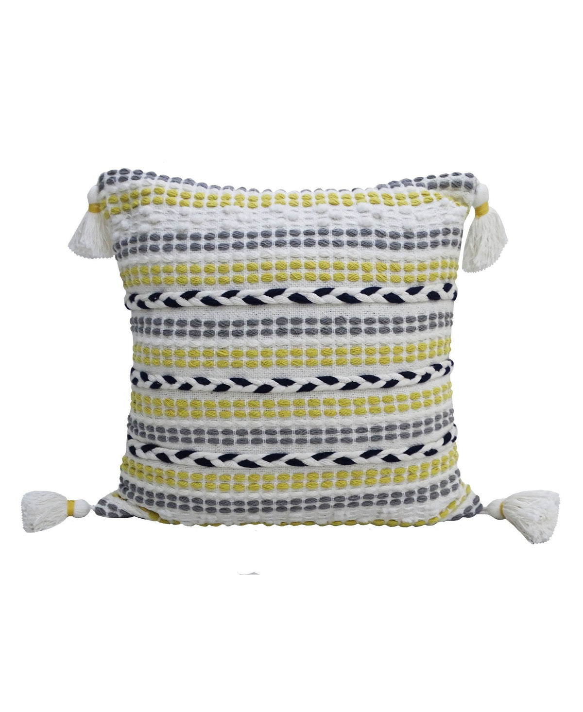 Throw Pillow with Braids for couch, photo 2 of 5