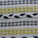 Throw Pillow with Braids for couch