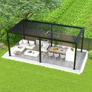 Louver Pergola Steel Louvers & Frame - Black by HouseOfZazla