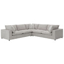Marisa - Modular RF Loveseat With 2 Pillows - Beige Boucle by Unique Piece Furniture