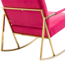 Accent Chair, leisure rocking chair with Stainless steel feet