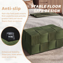 Modern Ottoman Foot Rest With Woven Design by Unique Piece Furniture
