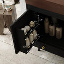 Contemporary Free-standing Bathroom Vanity with Faux Marble Top & Ceramic Sink by HouseOfZazla