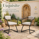 Wicker Dining Chair Set of 2 by HouseOfZazla