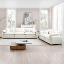 Family Sofa Set: Deep Seat Sofa in Elegant Beige