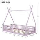 House Shaped Design Bed With Fence by HouseOfZazla