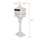 Cast Aluminum Mail Box, Postal Box, Mailbox by HouseOfZazla