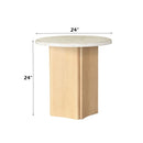 Qwin - Table With Marble Top by Unique Piece Furniture