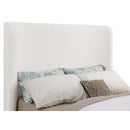 Vindra - Queen Sleigh Bed - Cream by HouseOfZazla
