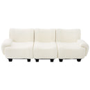 3 Seater Sofa Couch With Curved Armrests by Unique Piece Furniture