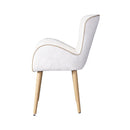 Qwin - Boucle Side Chair (Set of 2) - Beige by HouseOfZazla