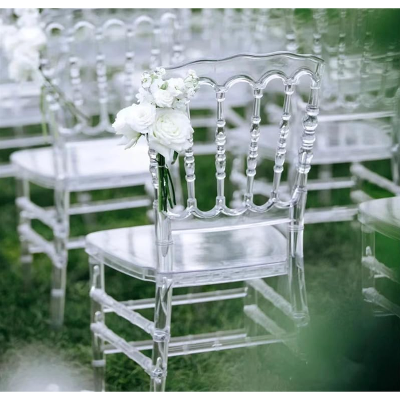 SIMPLE AND BEAUTIFUL TRANSPARENT BAMBOO CHAIR WEDDING PARTY CAN BE APPLIED TMSGY-4.