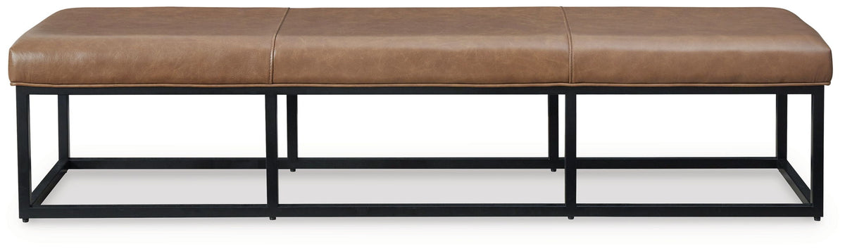 Joston - Accent Bench - Caramel, photo 2 of 5