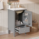 Retro Bathroom Vanity With Sink by HouseOfZazla