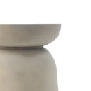 Outdoor Round Top MGO Drum Side Table by HouseOfZazla