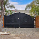 20x8 ft Steel Dual Swing Driveway Gate by Chery Industrial